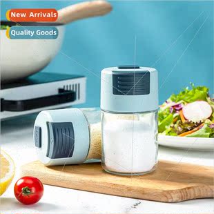 Press type Kchen ing seal jar Jar seasoning Glass quantative