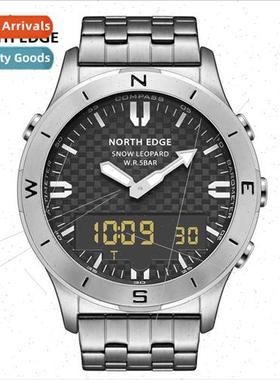 New stainless steel electronic watch waterproof height barom