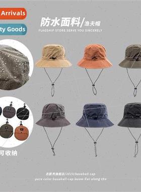 Waterprofisherman hat children can be stowed in bag pot hat