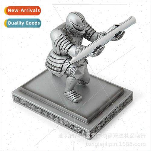 PenHolder Executive Knight Pen Holder Soldier Armor Hero Pen