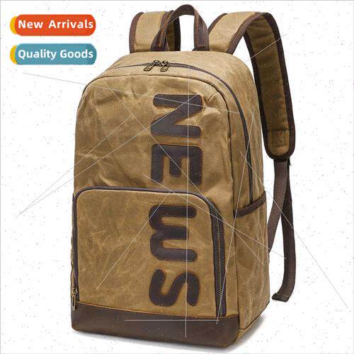 Europe men shoulder bag computer bag batik canvas shoulder b