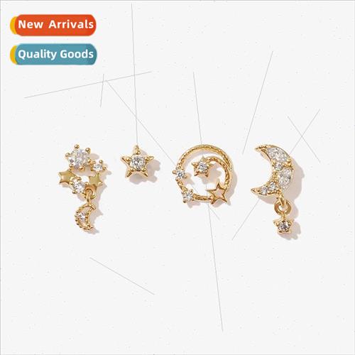 Koreamulti-sun moon star earrings ndy ear bone piercing earr