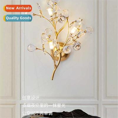 Wall lamp bedroom bedside lamp living room background wall c
