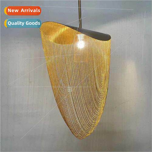 Modern simple tassel chain chandelier commercial club front