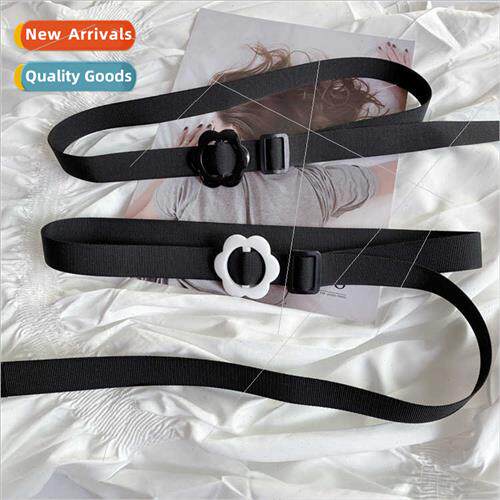 versatile cloth simple ins dress sweater belt personalized f