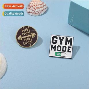 letters GYM oil square drip personaly disc creative New MOOE