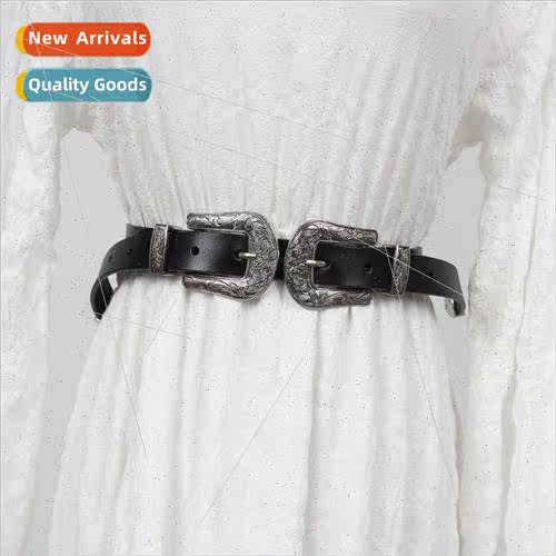 ins coat jacket down jacket decorative belt female Europe re