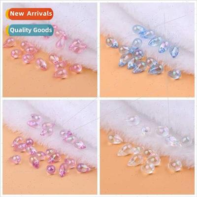 8*13mm colorful water drop beads loose beads hairpin materia