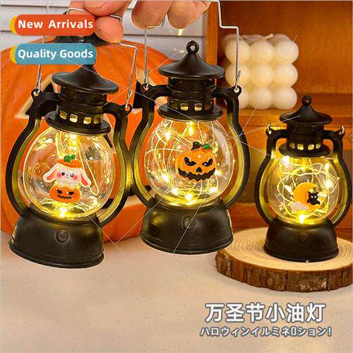 diy Halloween pumpkin lamp creative LED light-emting night l
