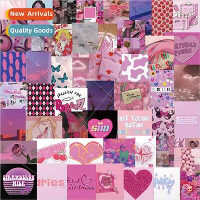 50 dreamy girl heart salt magazine doodle stickers students