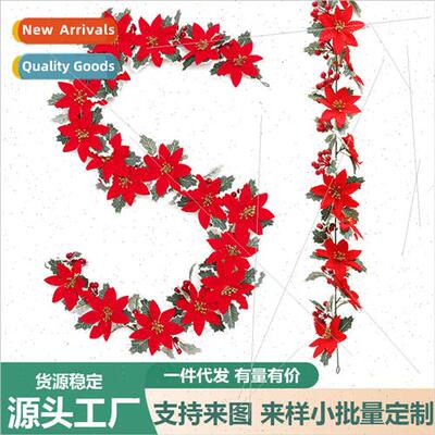 Christmas decorations Christmas flowers red berries holly si