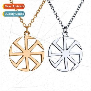 Pagan Amulet Sun Pendant Eur Jewelry Necklace Fashion