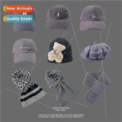 Baseball cap female soft top letters casual hundred wh Korea