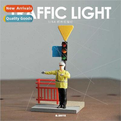 1:64 simulation traffic light railing miniature model micros