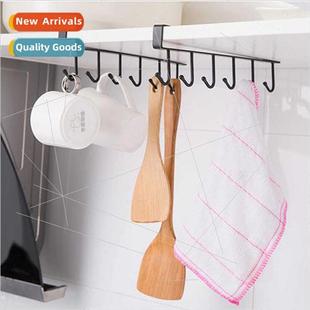 storage cabinet rack multifunctional hook Household row iron