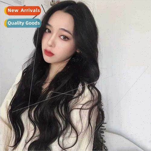 Wig female center parting natural repair face whout bangs so