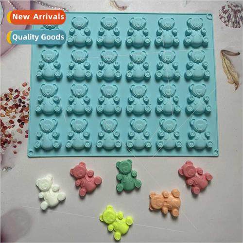 24 ttle Bears 123 Cake Pudding Dessert Mold Soap Baking Uten