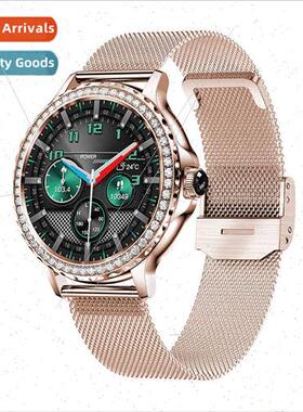 New NX19 Bluetooth call female diamond encrusted smartwatch