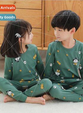 2019 Spring Autumn Children underwear set Korean  cotton rou