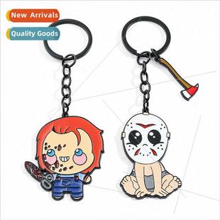 film keychain Chainsaw Scary cartoo Halloween Scream series