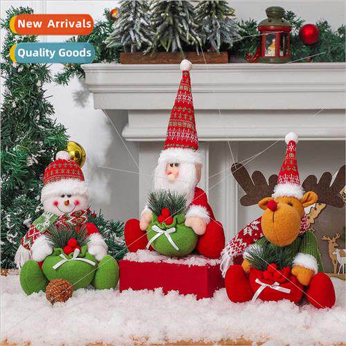 Christmas old man snowman elk sting doll ornament Scandinavi