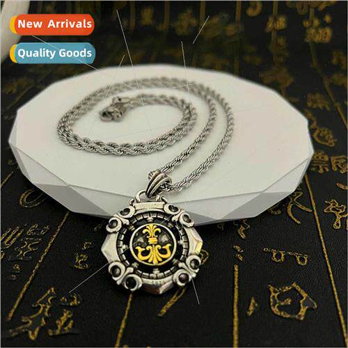 New Necklace Men Nautical Anchor Vintage Hip Hop Punk Star S