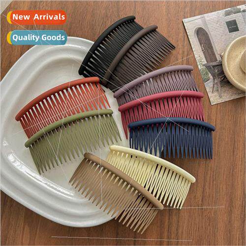 Inverted frosted comb back head broken hair comb fixed broke
