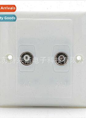 Cable TV ngle Panel Dual Hole+Shielded Terminal Box TV+FM TV