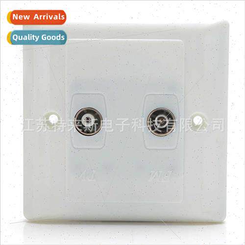 Cable TV ngle Panel Dual Hole+Shielded Terminal Box TV+FM TV