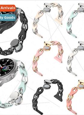 适用Huawei GT3 pro metal leather bracelet watch bGT2 pro ske