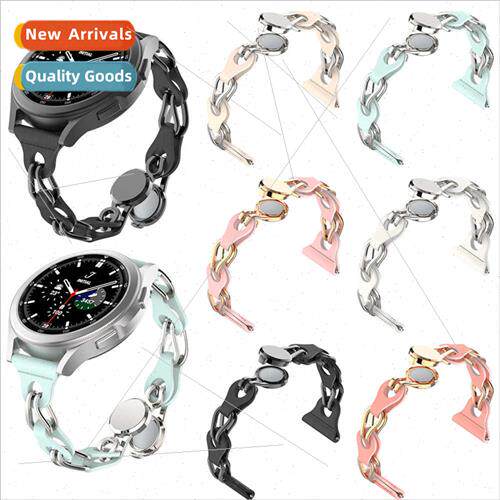 适用Huawei GT3 pro metal leather bracelet watch bGT2 pro ske