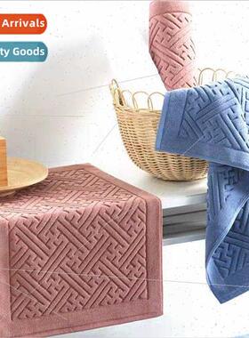 Scandinavian cotton floor towels absorbent floor mats cotton