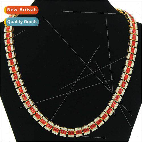 men hip-hop full diamonds splicing Cuban chain personalized
