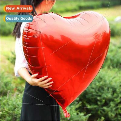 Aluminum film balloon 22 inch 55cm extra large heart shaped