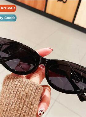 Europe square glasses rivets cat eye sunglasses male Y2K nd