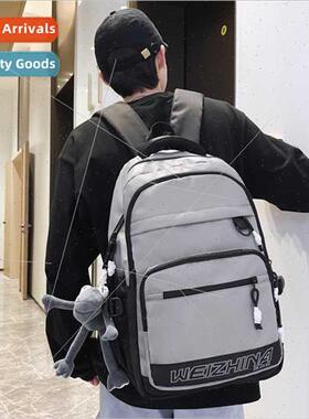 Schoolbag male fashion female Korean high school students co