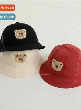 Korean  bear pot hat men women baby hat spring autumn thin s