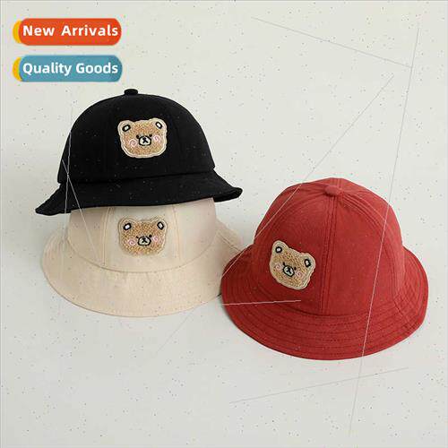 Korean  bear pot hat men women baby hat spring autumn thin s