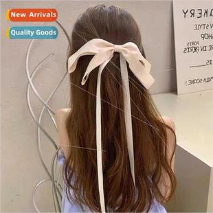 fairy hea hair back hairpin ribbon girl sweet clips bow Long