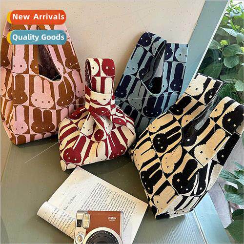 Korea new cute bunny h color handheld female students handba