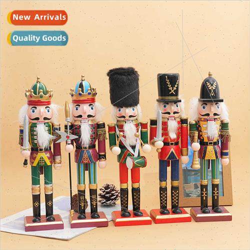 Wooden Nutcracker Christmas decorations Nutcracker soldier t