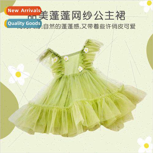 Baby girl dresses summer sweet princess dress sleeveless cut