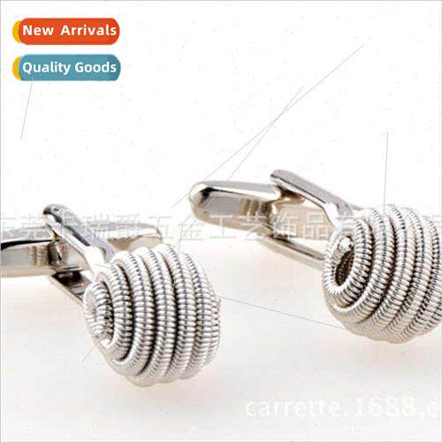 High  metal ball cufflinks cufflinks 适用men business French