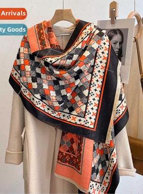 Scarf female Korean  new faux cashmere fall winter air-condi