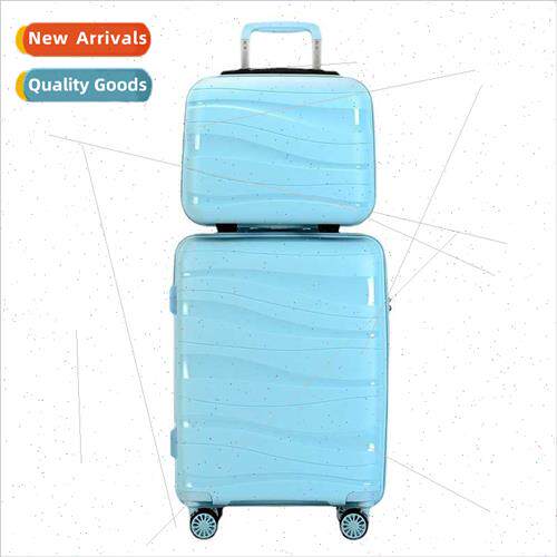 Risenna water ripple PP sucase Modalan solid color trolley c