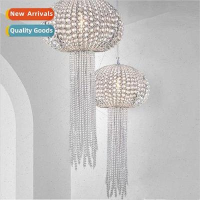 New antique jellyfish crystal chandelier adjustable dining r