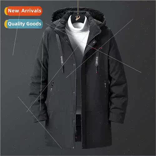 Cotton jacket men fall winter jacket 2023 new nd medium-leng