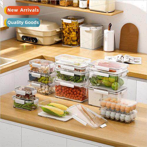 Refrigerator Drainer Crisper Kchen Seal Organizer Stackable