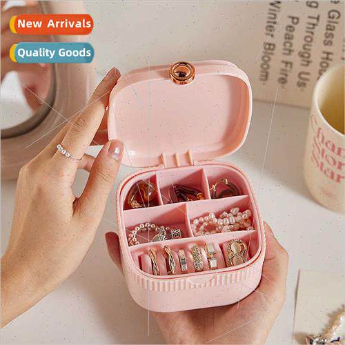 Korean  jewelry box necklace earrings ring storage box dress