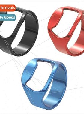 Bottle opener finger ring open beer cap ring men personalize